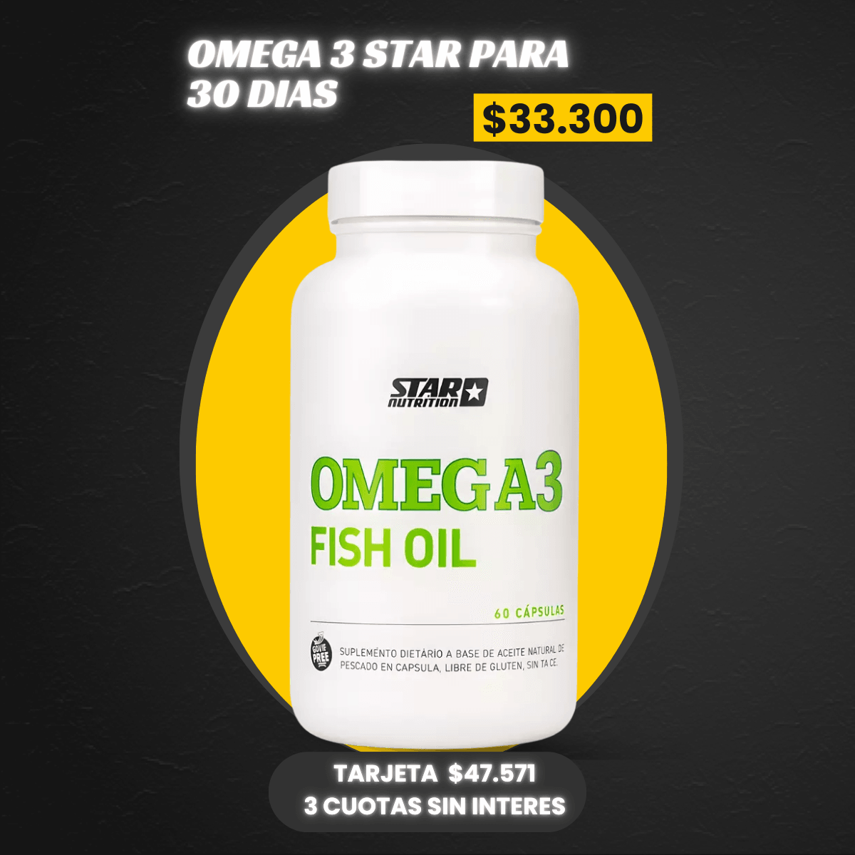 OMEGA 3 STAR 60 CAPSULAS