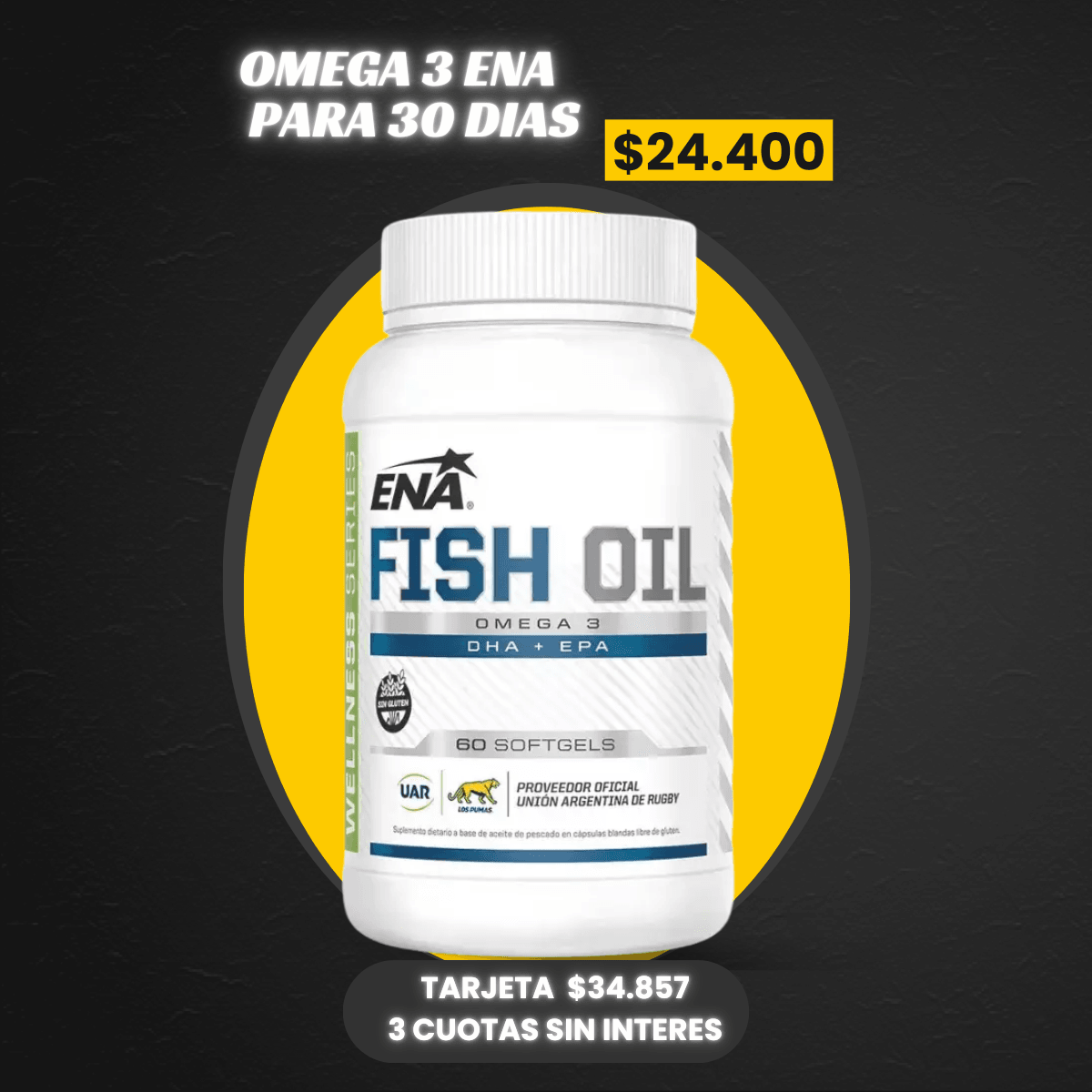 OMEGA 3 ENA 60 CAPSULAS