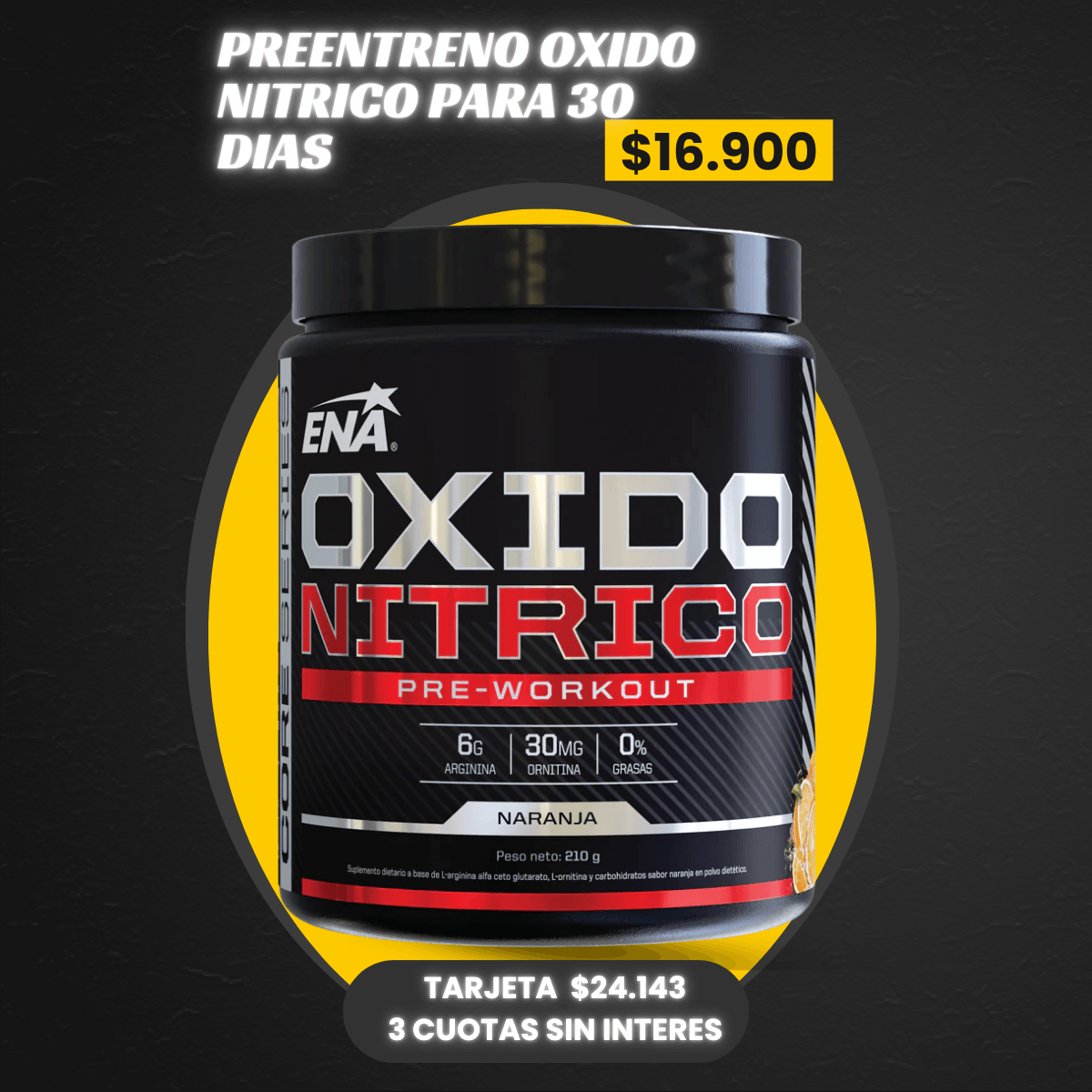 PRE ENTRENO ENA 210GR