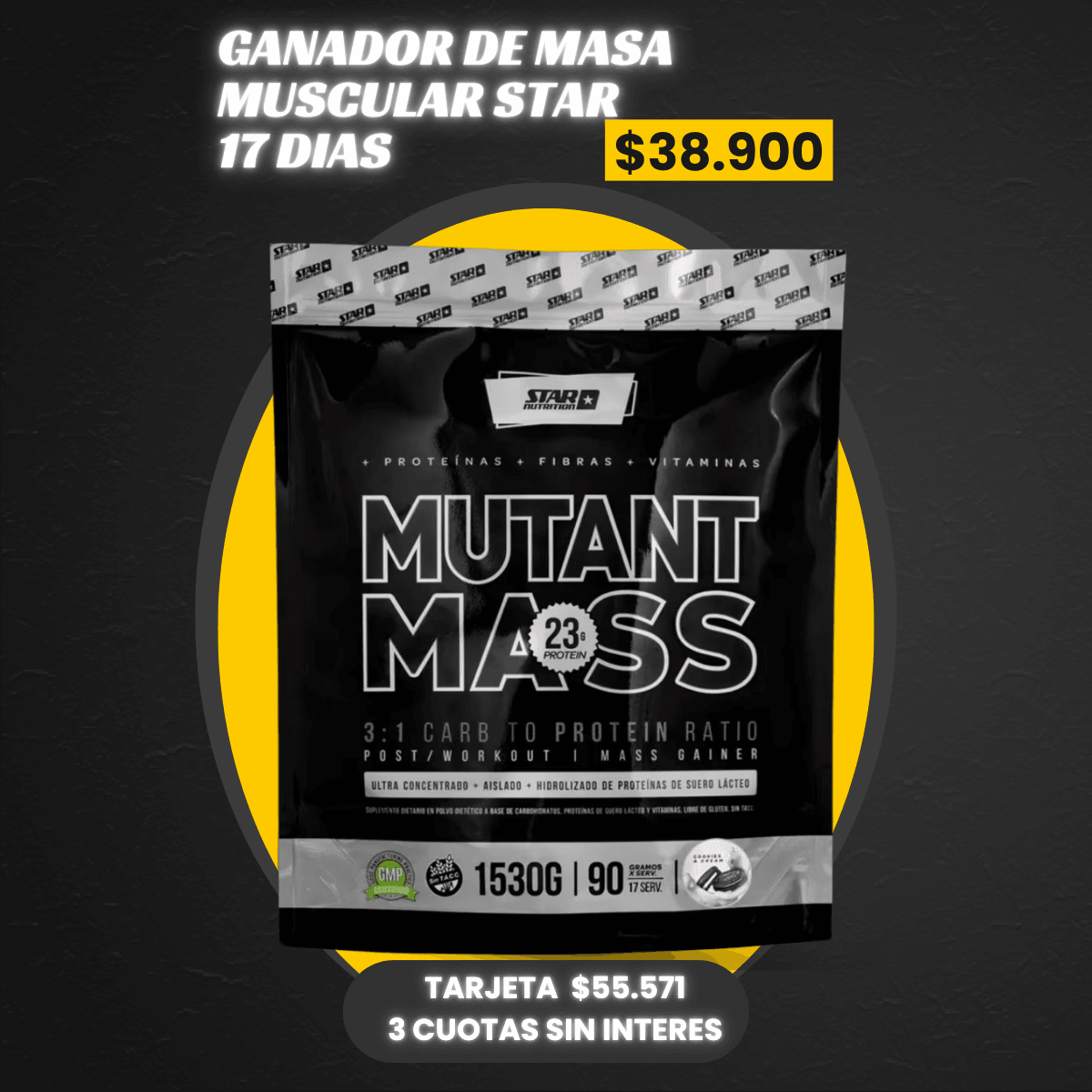PROTEINA MUTANT MASS 1,5KG