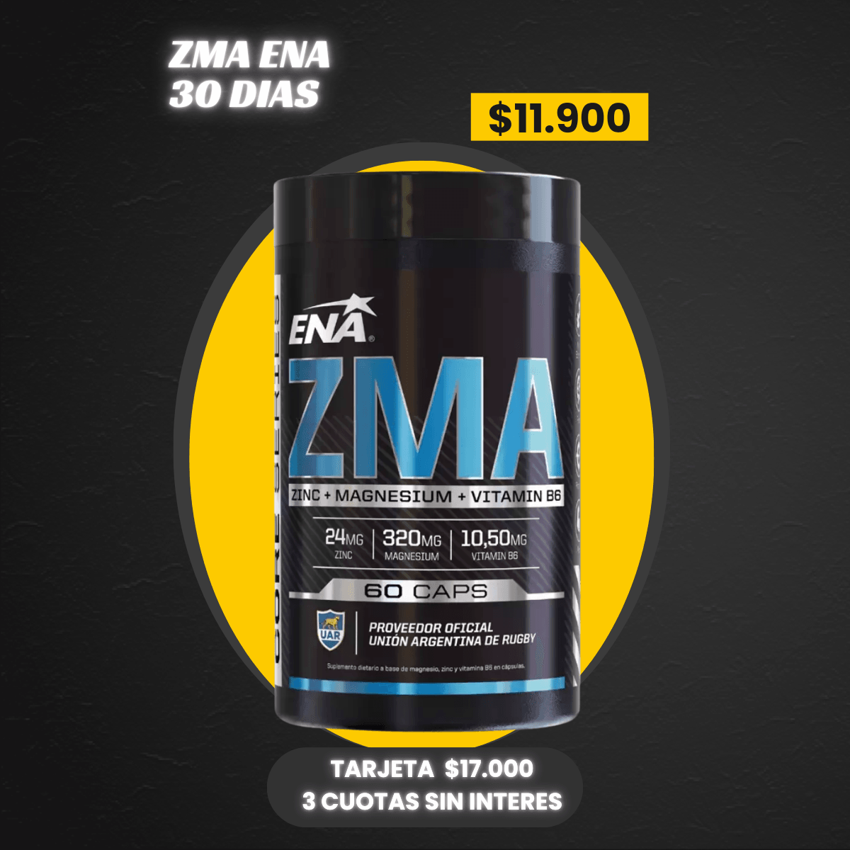 ZMA ENA 60 CAPSULAS