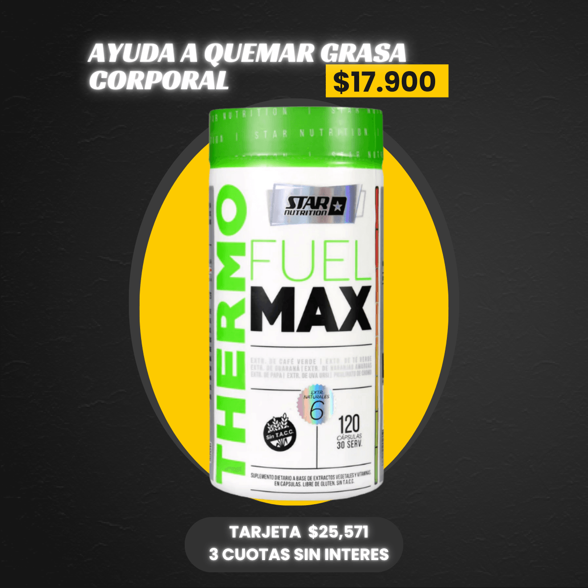 STAR THERMO FUEL MAX 120 CAPS