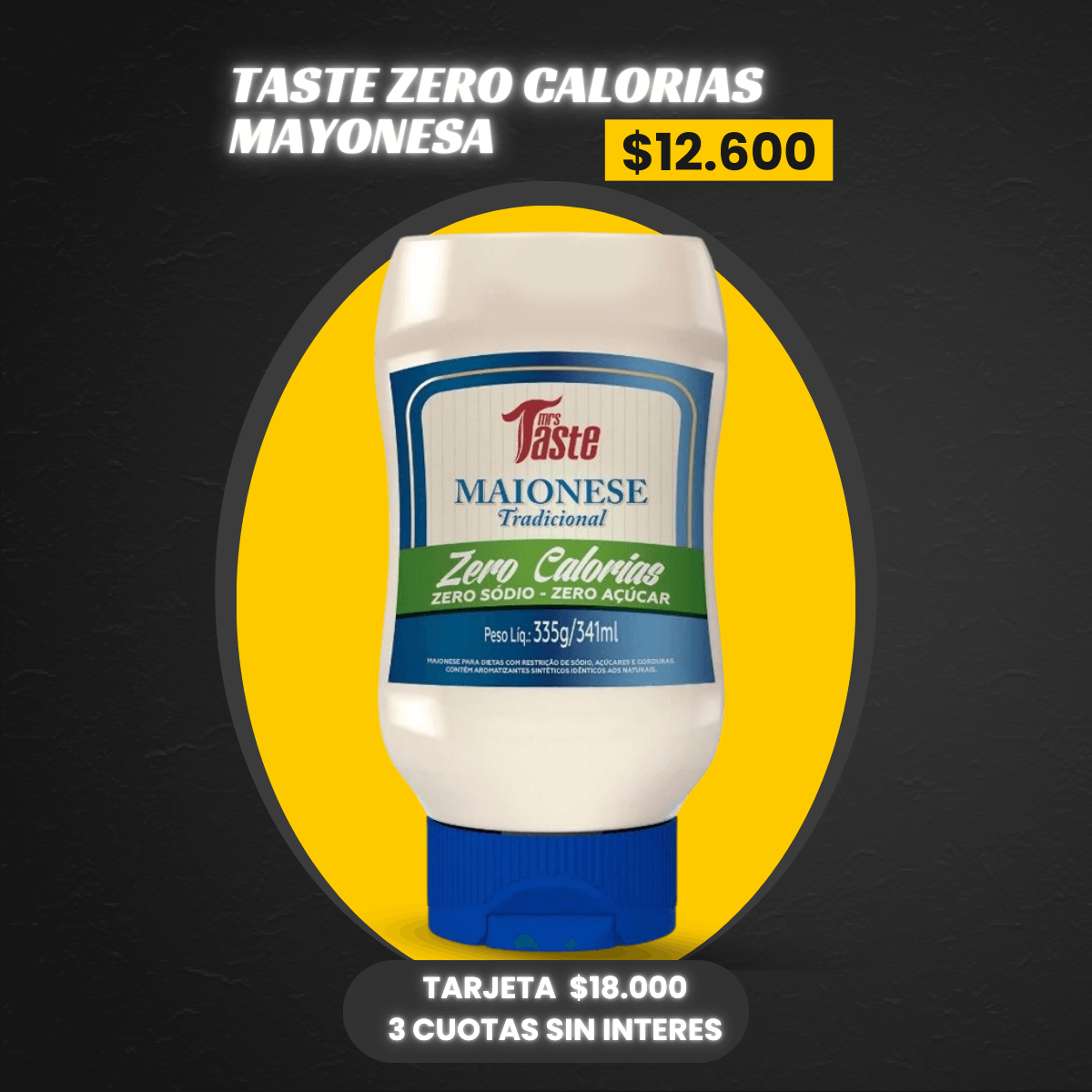 MAYONESA ZERO AZUCAR