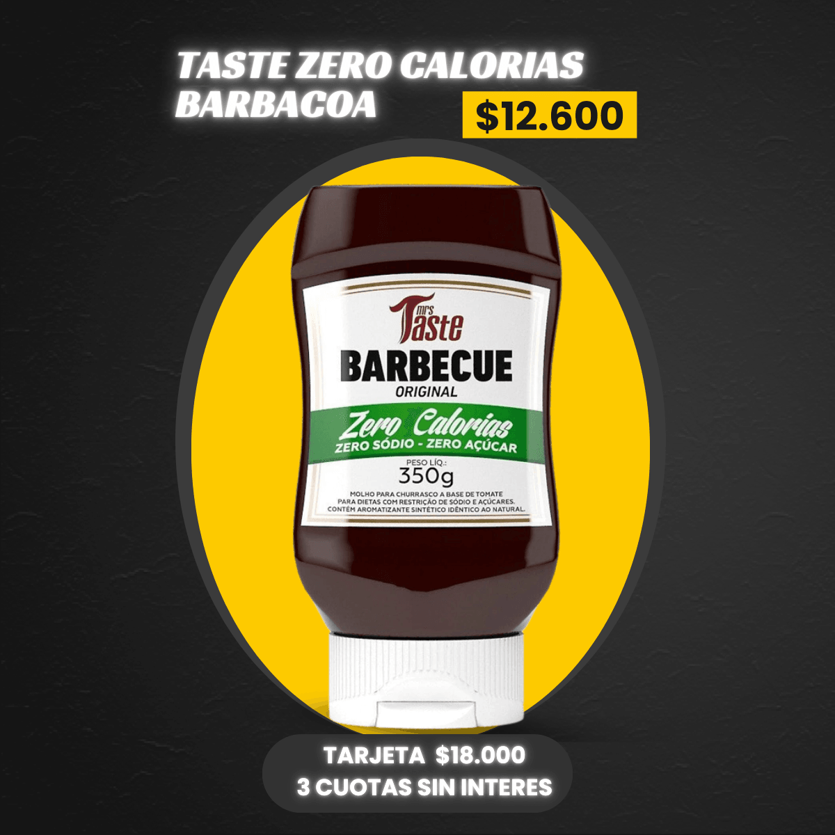 BARBACOA ZERO AZUCAR