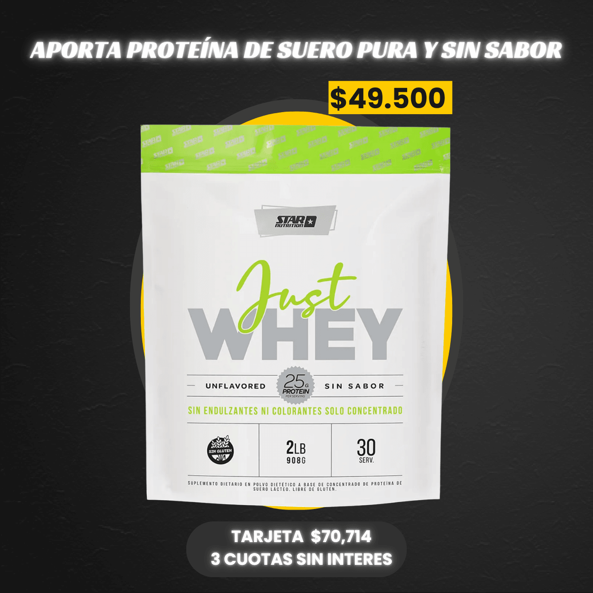 JUST WHEY STAR 30 SERV