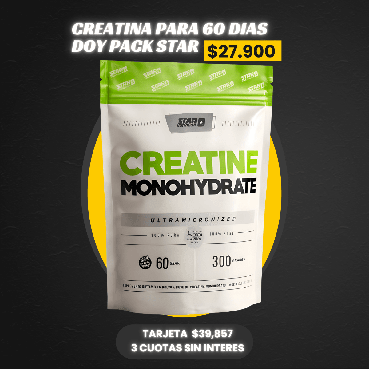 CREATINA DOY PACK STAR 300GR
