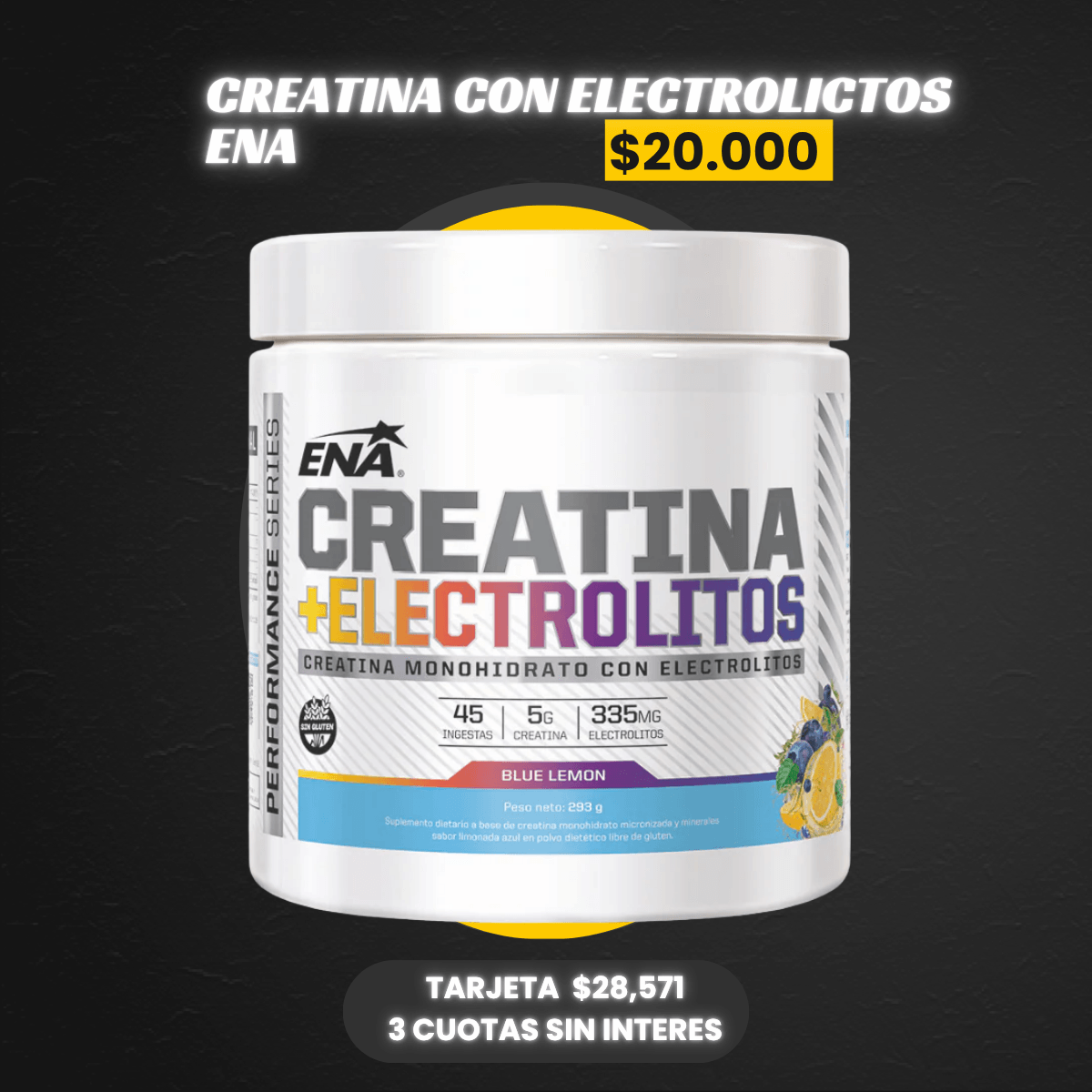 CREATINA + ELECTROLICTOS