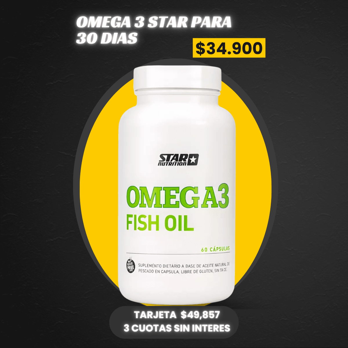 OMEGA 3 STAR 60 CAPSULAS