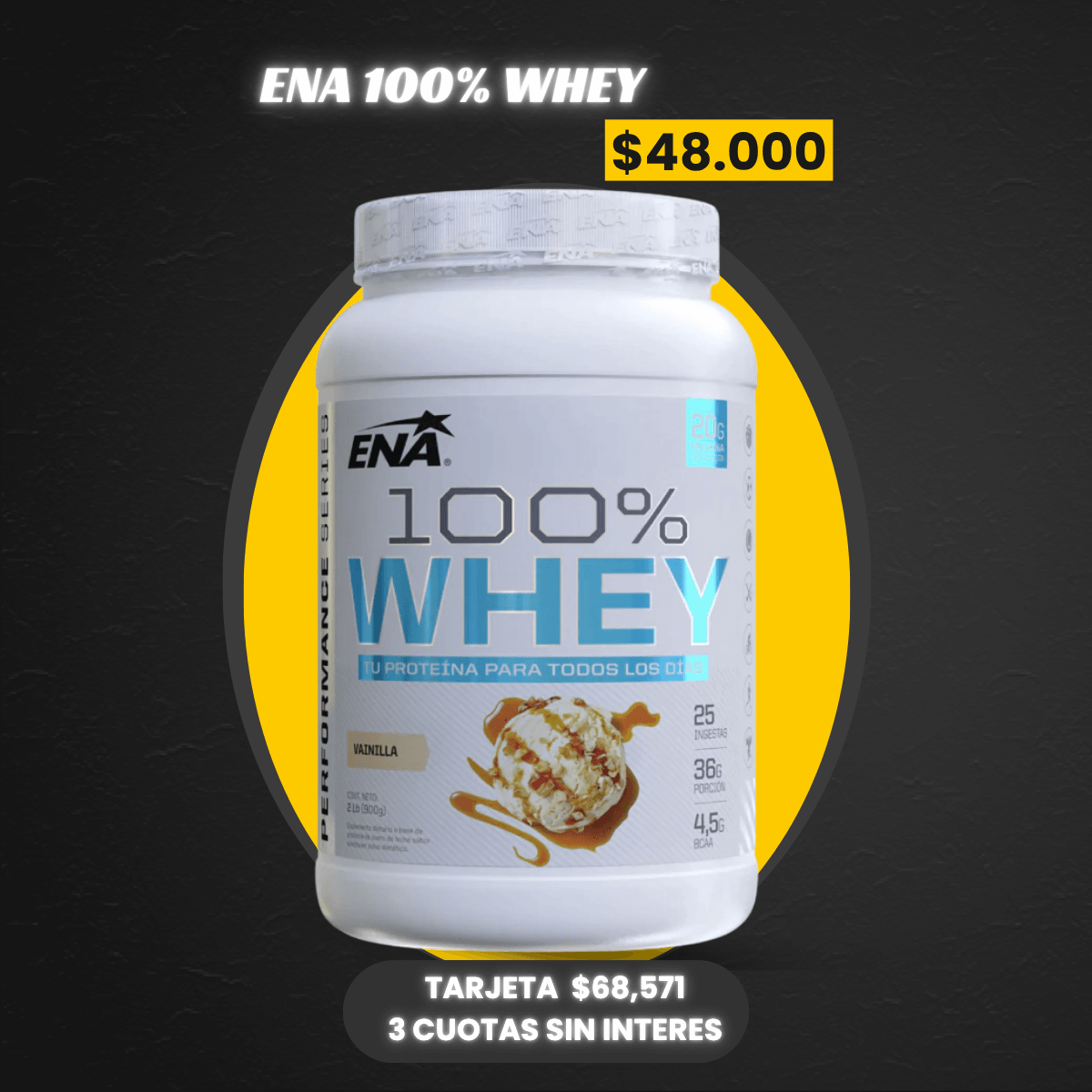 PROTEINA ENA 100% WHEY